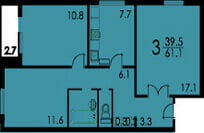 Планировка - 3 фото - Умные Окна